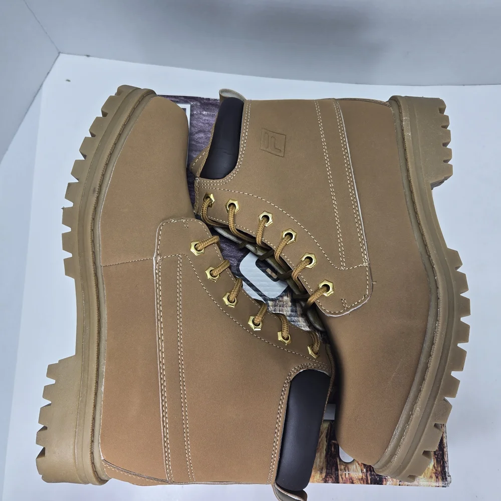 Fila Edgewater 12 Wheat Tan Outdoor Boots Men's Size 8 New w/ Small Flaws